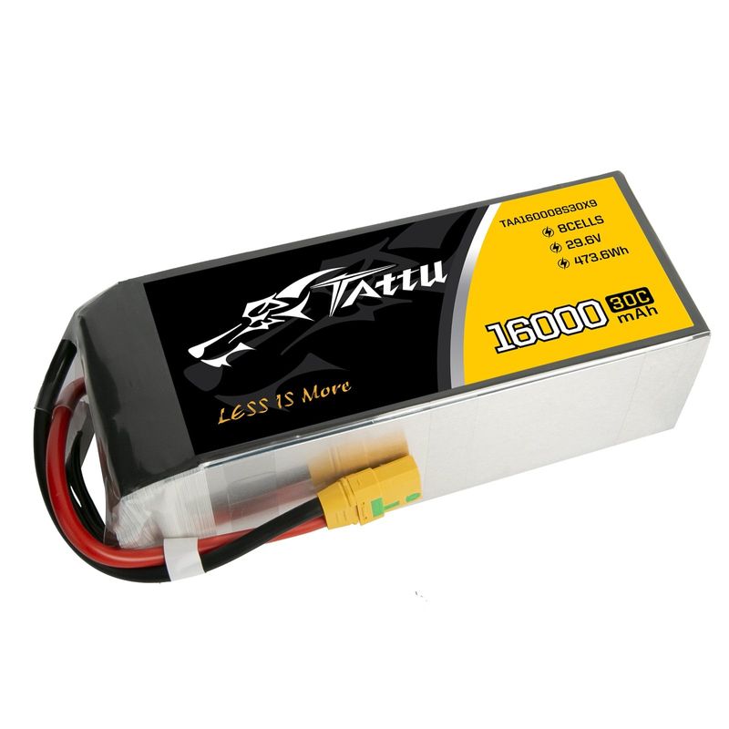Tattu 16000mAh 8S 30C 29,6V LiPo-batteri – XT90-S kontakt – UAV Classic