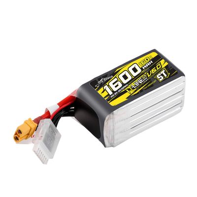 Tattu 1600mAh 6S 160C 22,2V ST LiPo-batteri – XT60 kontakt – R-Line 6,0