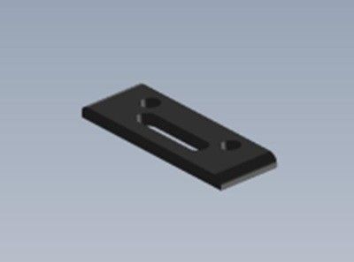 Toe Plate Spacer Rear Alu Intech BR-6/BR-6E