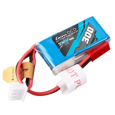 Gens ace 300mAh 2S 45C 7,4V LiPo-batteri – JST-SYP kontakt – Ace Classic