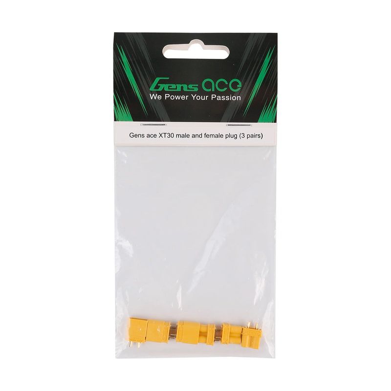 XT30 han- och honkontakter (3 par)