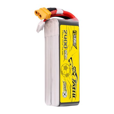 Tattu 2400mAh 4S 120C 15,2V(HV) LiPo-batteri – XT60 kontakt – R-Line