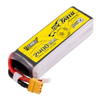 Tattu 2400mAh 4S 120C 15,2V(HV) LiPo-batteri – XT60 kontakt – R-Line