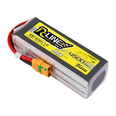 Tattu 4500mAh 6S 95C 22,2V LiPo-batteri – XT90-S kontakt – R-Line 1,0
