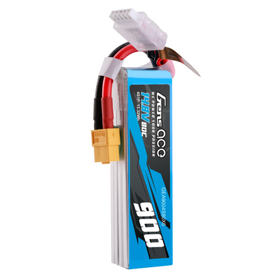 Gens ace 900mAh 4S 80C 14,8V LiPo-batteri – XT60 kontakt – Ace Classic