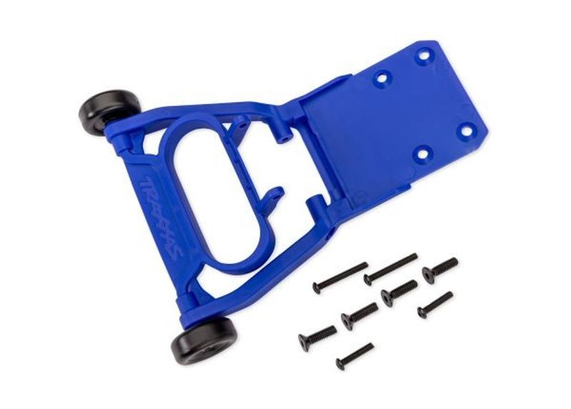 Traxxas Wheelie Bar Komplett Blå (för 2WD med Transmission #9495A) (3761-BLUE)