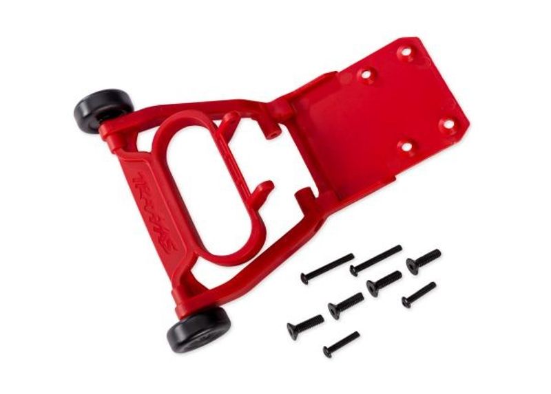 Traxxas Wheelie Bar Komplett Röd (för 2WD med Transmission #9495A) (3761-RED)