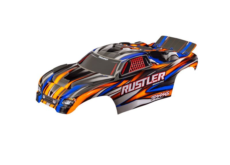 Traxxas Kaross Rustler 2WD Clipless Orange (3721-ORNG)