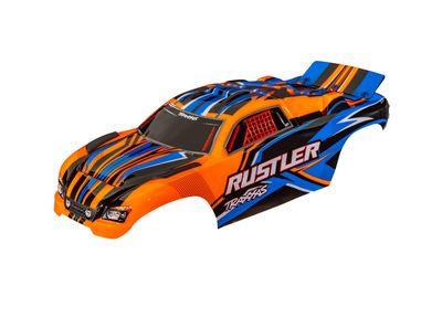 Traxxas Kaross Rustler 2WD Clipless Orange (3734-ORNG)