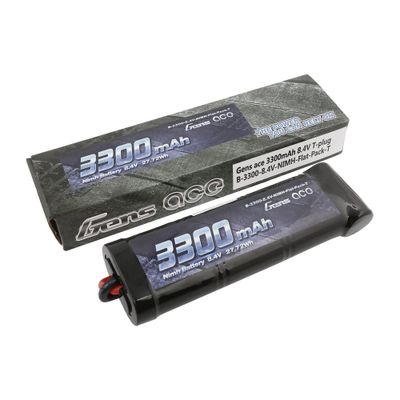 Gens ace 3300mAh 7S 8,4V Flat batteri – Deans kontakt – NiMH