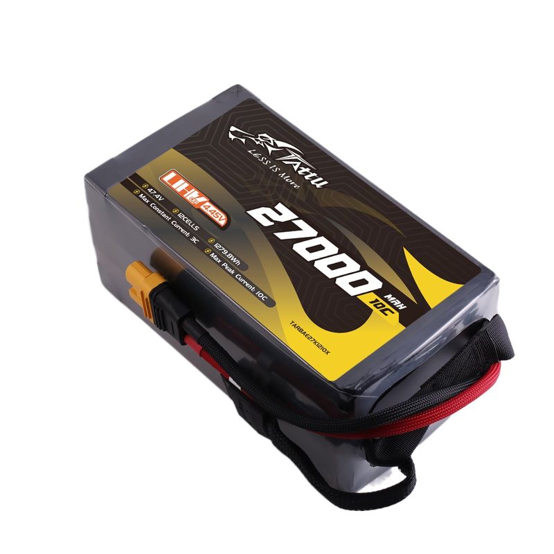 Tattu 27000mAh 12S 10C 47,4V(UHV) LiPo-batteri – AS150U-F kontakt – UAV Classic