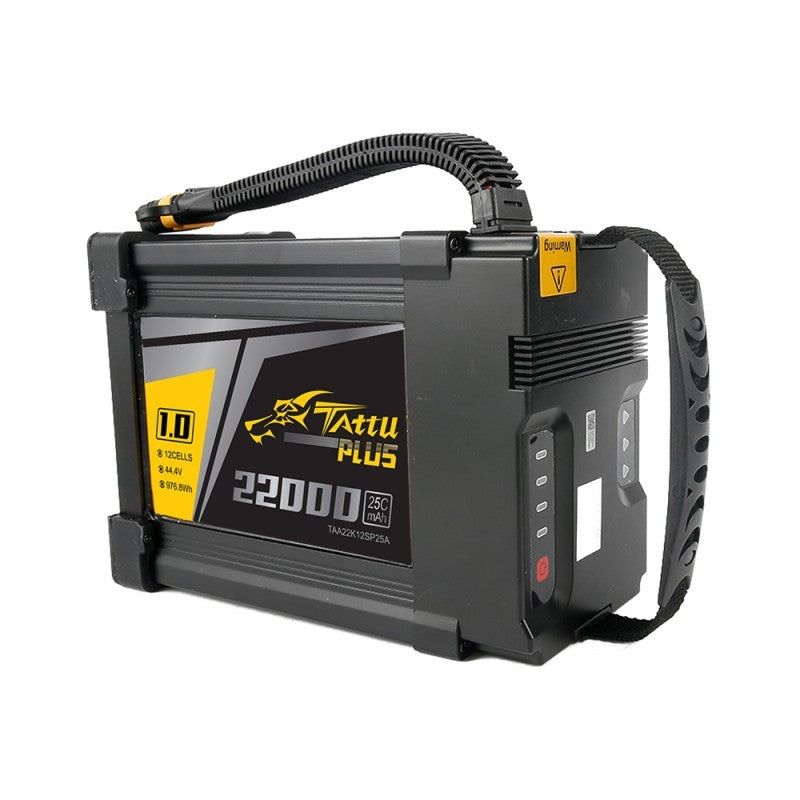 Tattu 22000mAh 12S 25C 44,4V LiPo-batteri – AS150U kontakt – Tattu 1,0