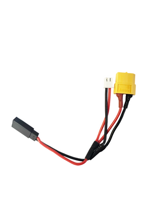 Gens ace XT60 hona, JST-XHR-2P to JR-3P hane adapter, 100mm