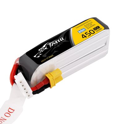 Tattu 450mAh 4S 95C 15,2V(HV) LiPo-batteri – XT30 kontakt – FPV Classic