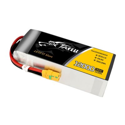 Tattu 12000mAh 8S 30C 29,6V LiPo-batteri – XT90-S kontakt – UAV Classic
