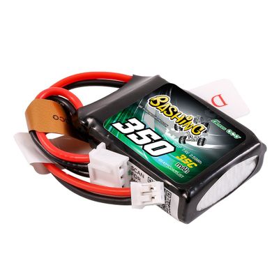 Gens ace 350mAh 2S 35C 7,4V LiPo-batteri – JST-PHR kontakt – Bashing (utan G-Tech)
