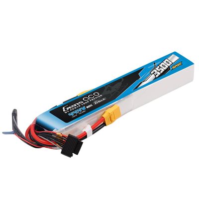 Gens ace 3500mAh 12S 80C 44,4V LiPo-batteri – XT90 kontakt – Sport