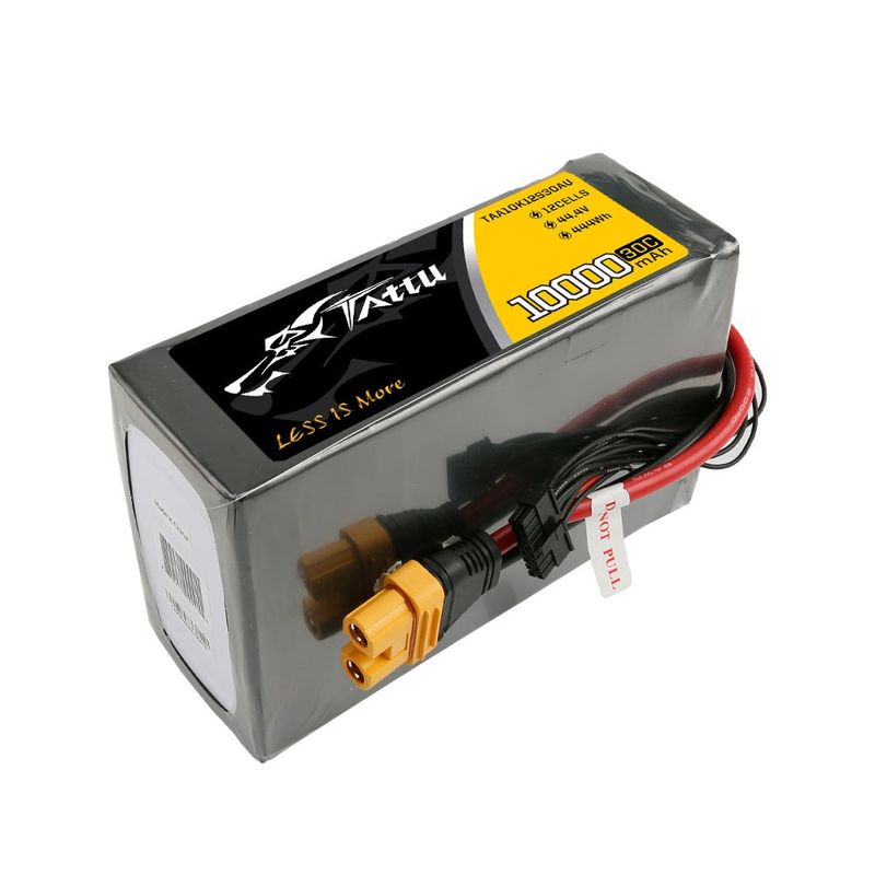 Tattu 10000mAh 12S 30C 44,4V LiPo-batteri – AS150U kontakt – UAV Classic
