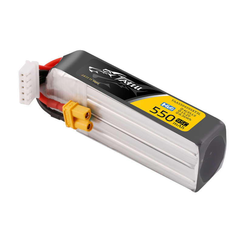 Tattu 550mAh 4S 95C 15,2V(HV) LiPo-batteri – XT30 kontakt – FPV Classic