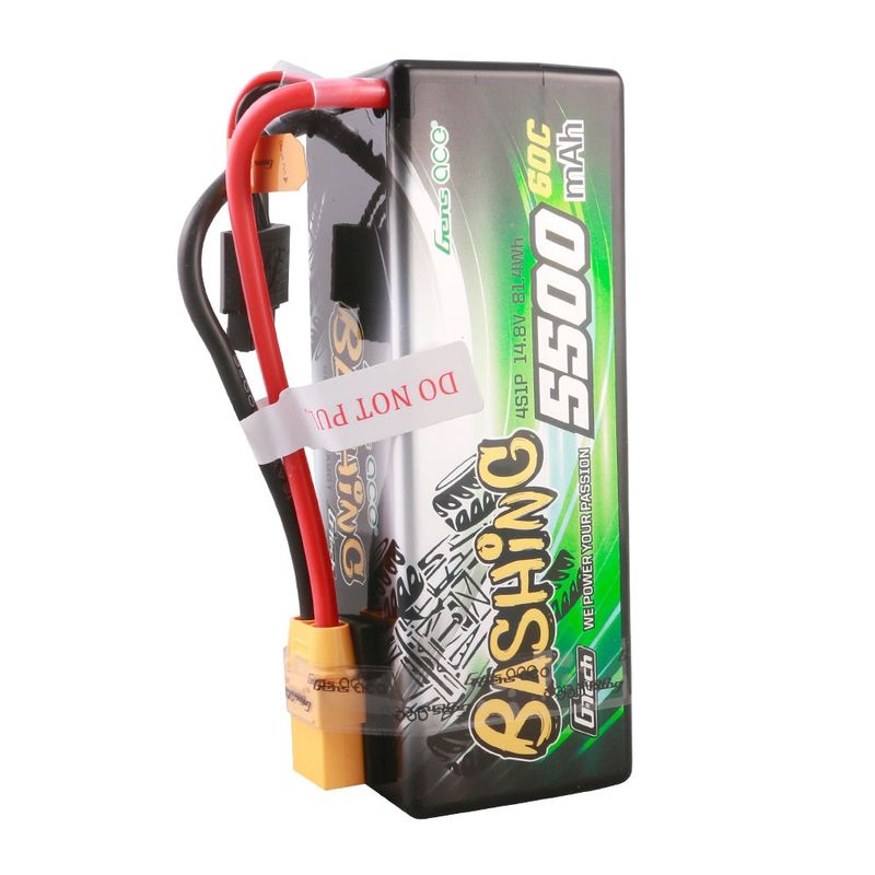 Gens ace 5500mAh 4S 60C 14,8V LiPo-batteri – Hardcase – Bashing