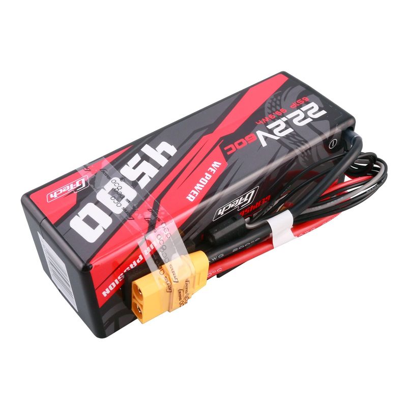 Gens ace 4500mAh 6S 60C 22,2V LiPo-batteri – XT90 kontakt – Hardcase – Car Classic
