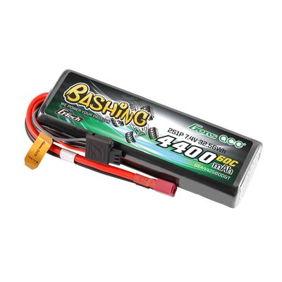 Gens ace 4400mAh 2S 60C 7,4V LiPo-batteri – Hardcase – Deans kontakt – Bashing