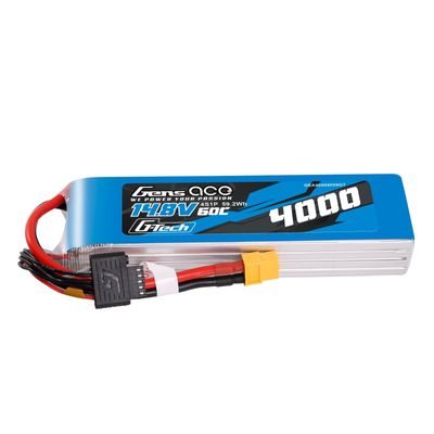Gens ace 4000mAh 4S 60C 14,8V LiPo-batteri – XT60 kontakt – Ace Classic