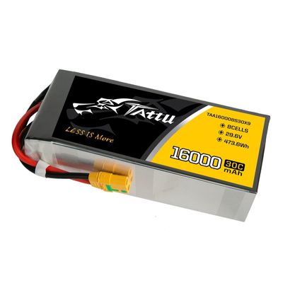 Tattu 16000mAh 8S 30C 29,6V LiPo-batteri – XT90-S kontakt – UAV Classic