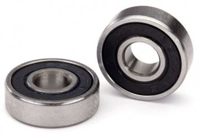 Traxxas Kullager 6x16x5mm Gummitätat Svart (2) (5099A)