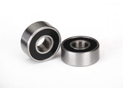 Traxxas Kullager 4x10x4mm Gummitätat Svart (2) (5104A)
