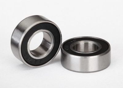 Traxxas Kullager 7x14x5mm Gummitätat Svart (2) (5103A)