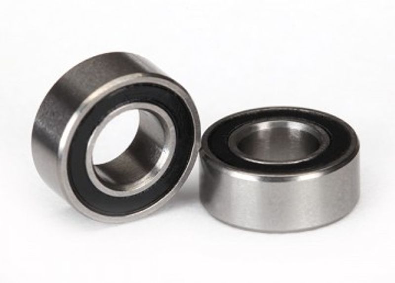 Traxxas Kullager 5x10x4mm Gummitätat Svart (2) (5115A)