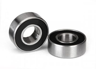 Traxxas Kullager 5x11x4mm Gummitätat Svart (2) (5116A)