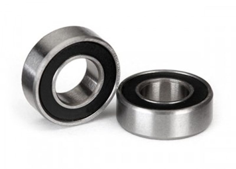 Traxxas Kullager 6x12x4mm Gummitätat Svart (2) (5117A)