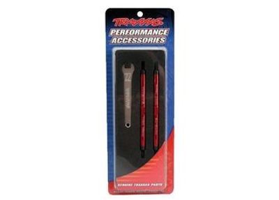 Traxxas Turnbuckle Styrstag 112mm Komplett Alu Röd (2) E/T-Maxx (5141R)