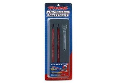 Traxxas Turnbuckle Toe-In Bak 124mm Komplett Alu Röd (2) E/T-Maxx (5143R)