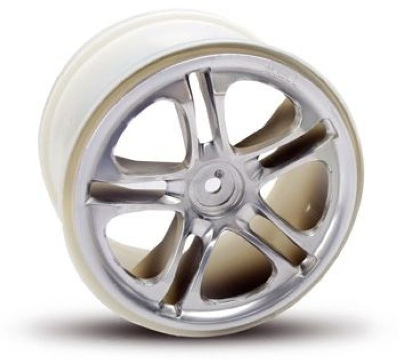 Traxxas Fälg Split-Spoke Matt Krom (14mm) 3.8" (2) (5172)