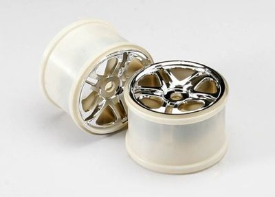 Traxxas Fälg Split-Spoke Krom (17mm) 3.8" (2) (5172R)