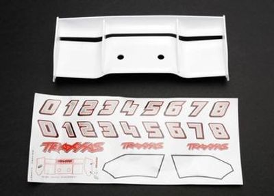Traxxas Vinge Vit med Dekaler  Revo/ E-Revo (5412)