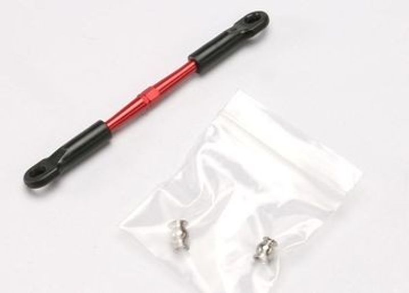 Traxxas Turnbuckle Camber 58mm Komplett Aluminium Röd  Jato* (5594)