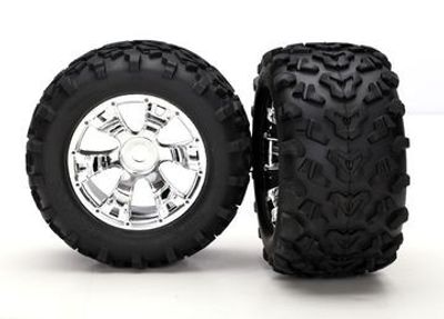 Traxxas Däck & Fälg Maxx/Geode (17mm) 3.8" (2) (5674)