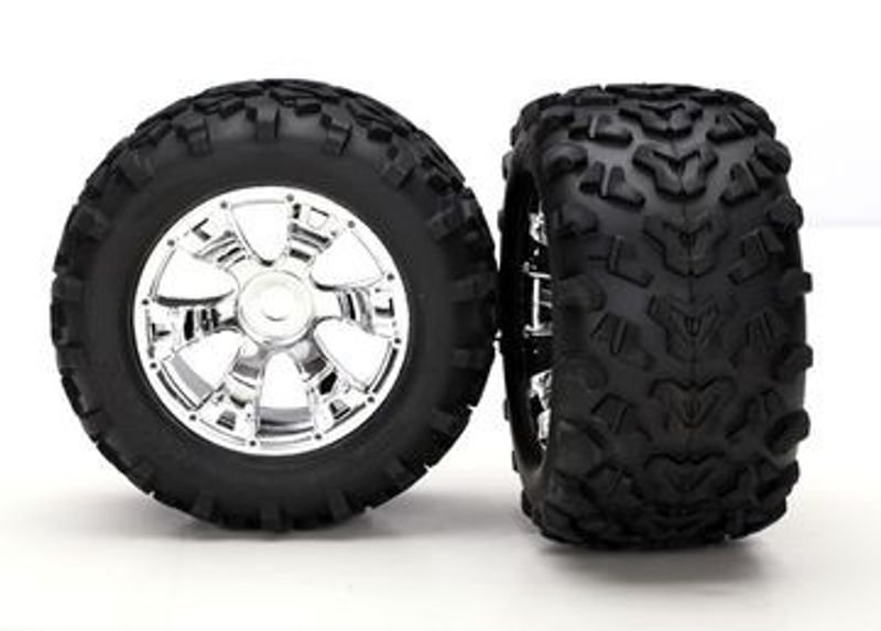 Traxxas Däck & Fälg Maxx/Geode (17mm) 3.8" (2) (5674)