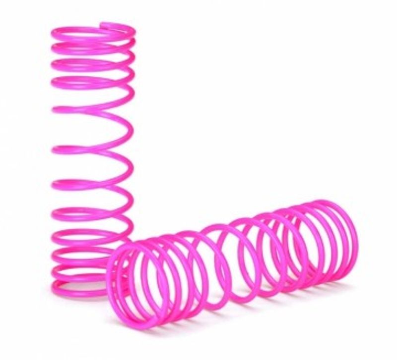Traxxas Stötdämparfjäder Progressiv Fram Rosa (2) (5857P)