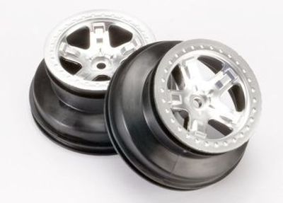 Traxxas Fälg SCT Matt Krom 2.2/3.0" 4WD/2WD Bak (2) (5872)