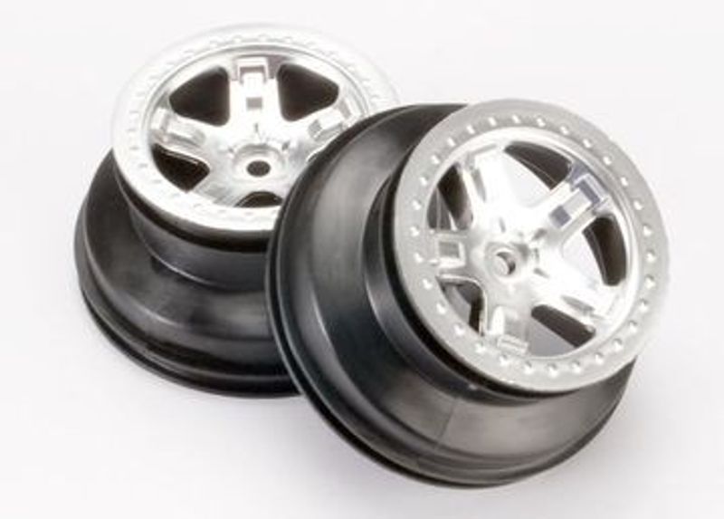 Traxxas Fälg SCT Matt Krom 2.2/3.0" 4WD/2WD Bak (2) (5872)