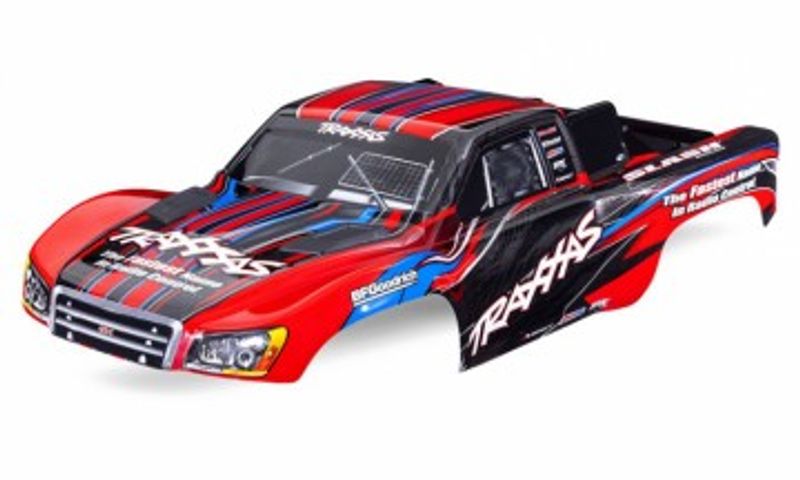 Traxxas Kaross Slash 2WD Röd (för Clipless Montering) (5924-RED)