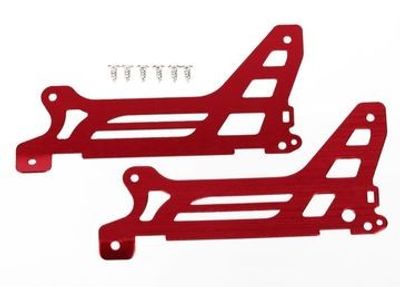 Traxxas Ram Sidoplatta Yttre Alu Röd (Par) DR-1 (6327)
