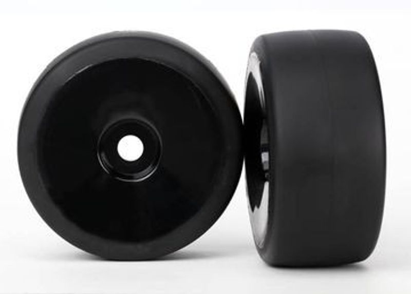 Traxxas Däck & Fälg Slicks S1/Disk Svart Bak (2) XO-1 (6473)