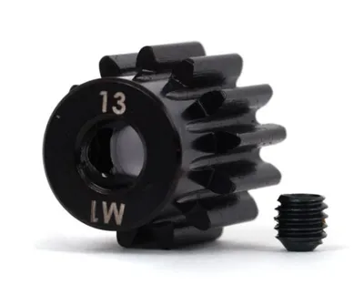 Motordrev (Pinion) 13T 1.0M för 5mm Axel Fräst, Härdad (Passar Sledge 6S)