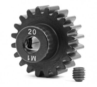 Traxxas Motordrev (Pinion) 20T 1.0M för 5mm Axel (Fräst, Härdad) (6494R)